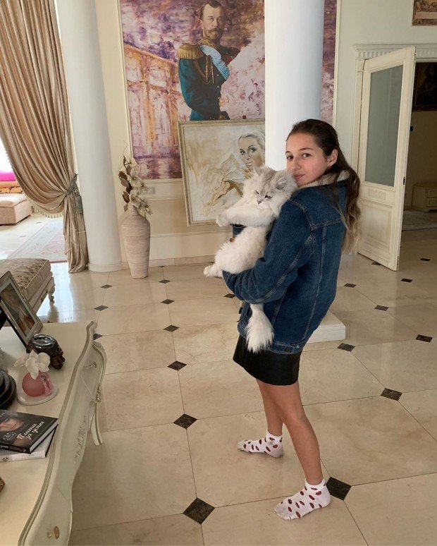 Особенная любовь между Волочковой и ее котом – «Лакки»!