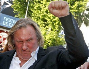 Depardieu arrives for the screening of the film "Fair Game" at the 63rd Cannes Film Festival