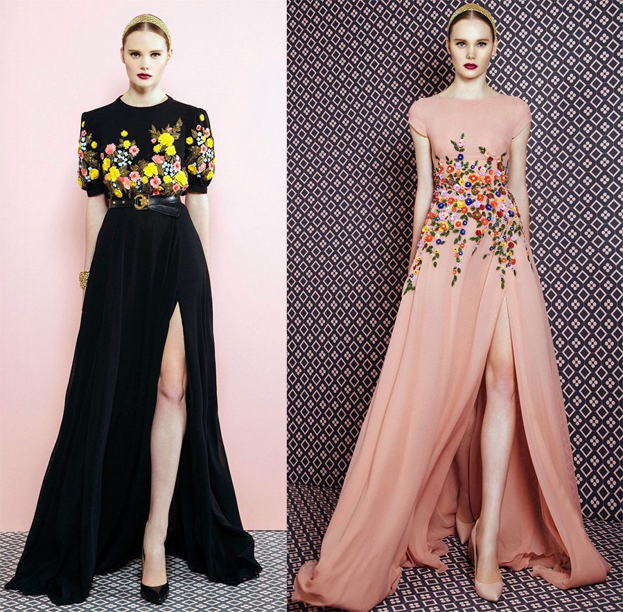 платье в пол