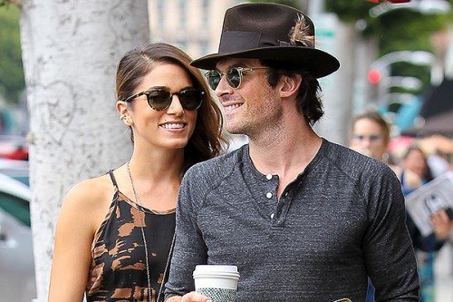 Nikki Reed and Ian Somerhalder go out for coffee in Beverly HillsFeaturing: Nikki Reed,Ian SomerhalderWhere: Beverly Hills, California, United StatesWhen: 09 Sep 2014Credit: WENN.com