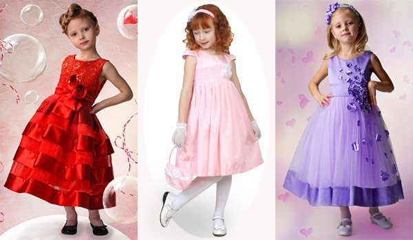 Как выбрать нарядное платье девочке