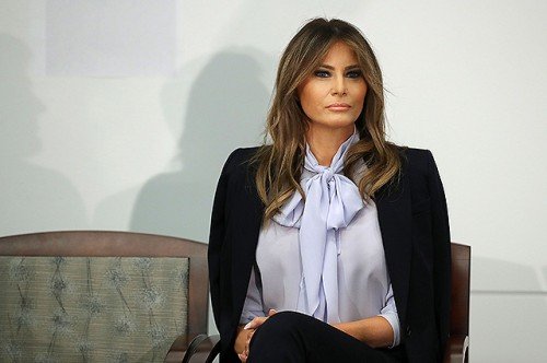 First Lady Melania Trump Attends Cyberbullying Prevention Summit In Rockville, Maryland