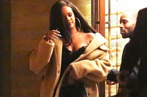 *EXCLUSIVE* Rihanna and boyfriend Hassan Jameel go for a late night dinner date in Malibu