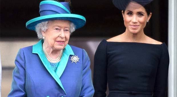 Меган Маркл, королева Елизавета