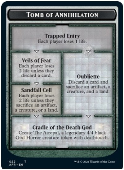 MTG раскрывает 3 карты подземелий из Adventures of the Forgotten Realms