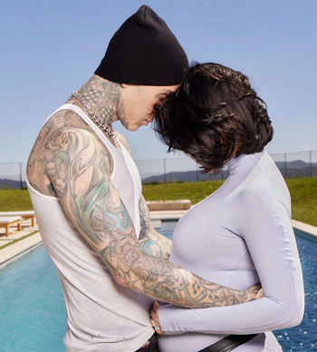 Кортни Кардашьян, Трэвис Баркер