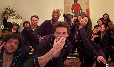 Бруклин Бекхэм, Никола Пельтц, Селена Гомес, Бенни Бланко