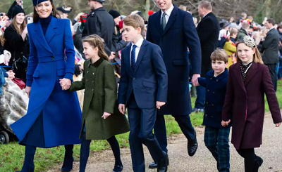 Кейт Миддлтон, принц Уильям, принц Джордж, принц Луи, принцесса Шарлотта