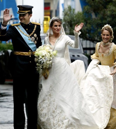 королева Летиция, король Испании Филипп VI 