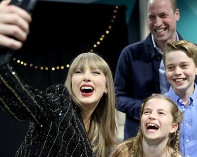 Тейлор Свифт, принц Уильям, принцесса Шарлотта, принц Джордж