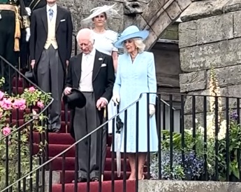 Король Карл, королева Камилла