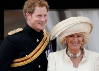 Принц Гарри, королева Камилла