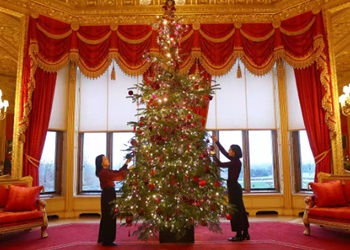 Виндзорский замок, Рождество, королевская резиденция