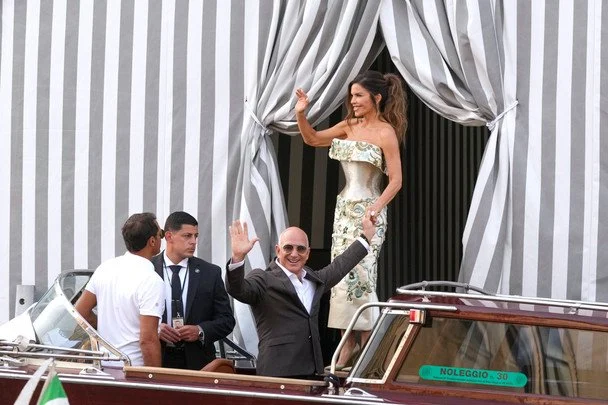 Лорен Санчес и Джефф Безос