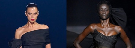 Анок Яй, Ирина Шейк, показ, Mugler Womenswear Spring/Summer 2024