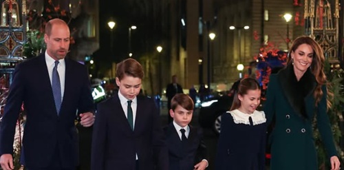 Кейт Миддлтон, принцесса Уэльская, принц Уильям, принцесса Шарлотта, принц Луи, принц Джордж