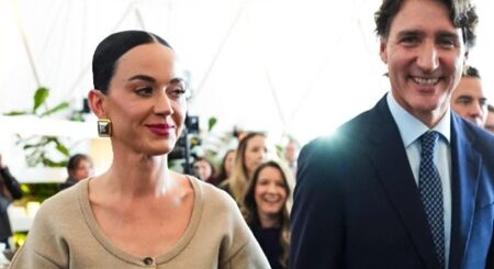 Кэти Перри и Джастин Трюдо вместе на форуме в Давосе