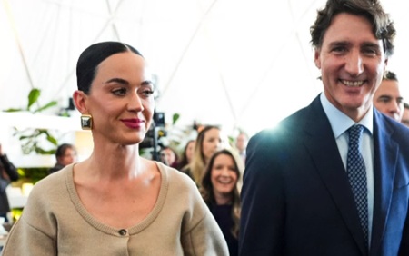 Кэти Перри и Джастин Трюдо вместе на форуме в Давосе